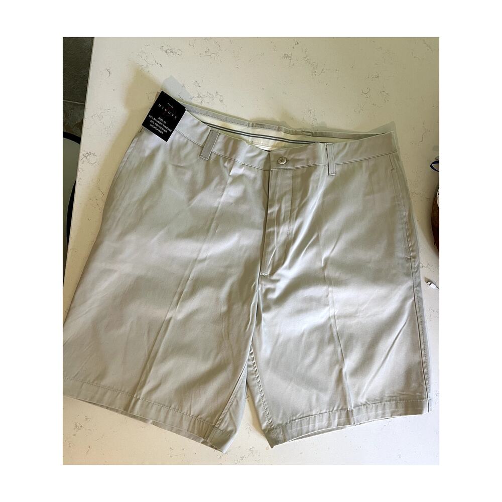 Divots Flat Front Men's Golf Shorts 40w